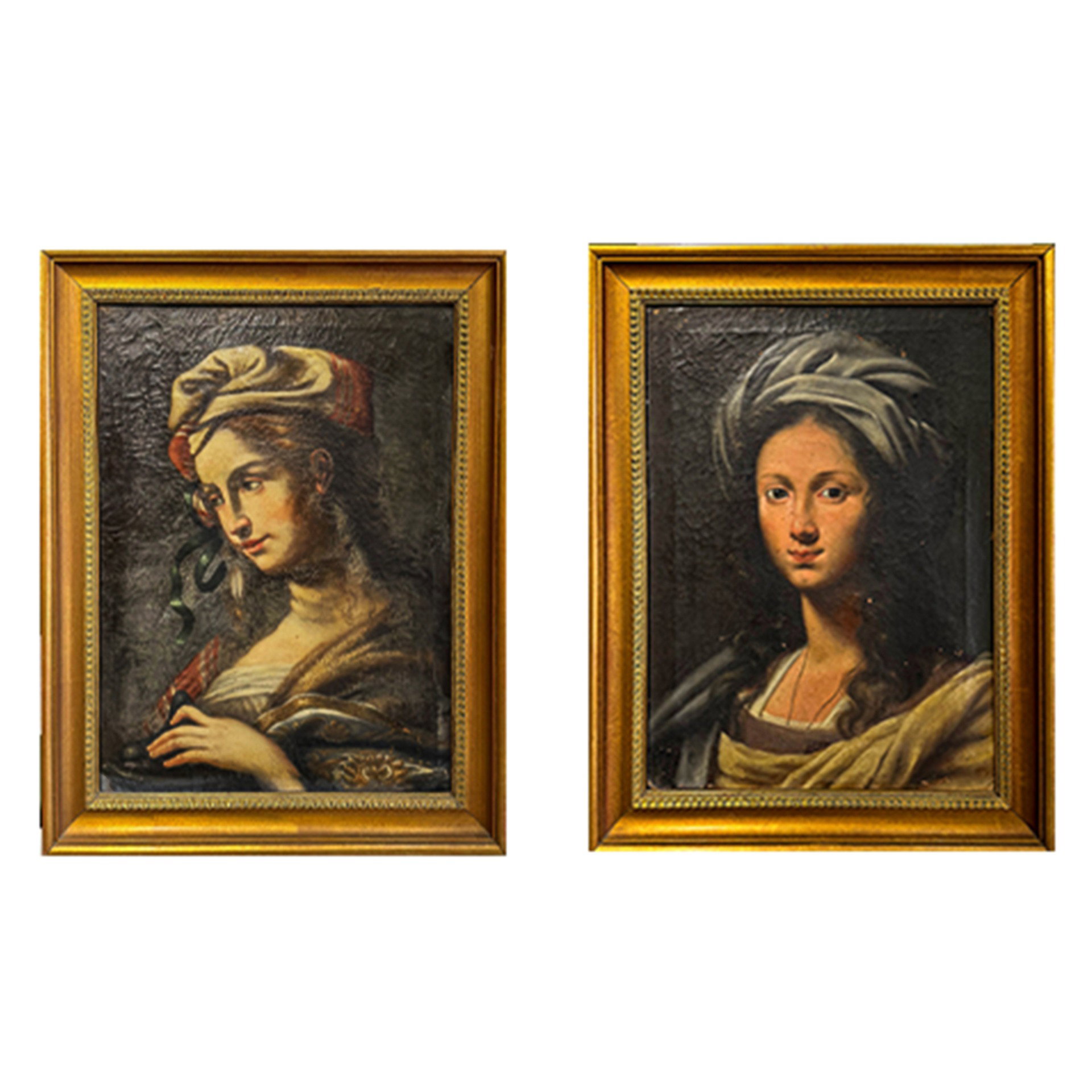 "Le Sibille", olio su tela, Epoca '600, “The Sibyls,” oil on canvas, 17th century